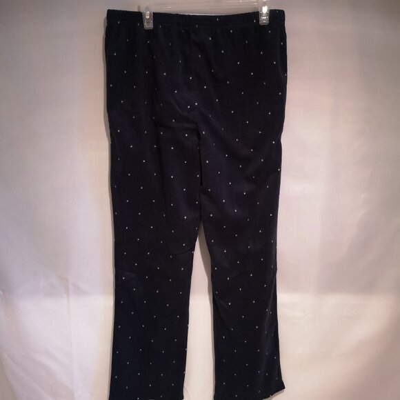 NWT Kiabi Ladies Size XL Navy Flocked Polyester Loose Fit 2 Piece Pajamas - Picture 8 of 12